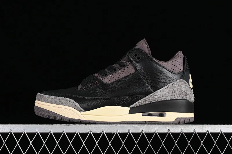 All categories Air Jordan Jordan series basketball shoes Air Jordan 3 A Ma Maniere x Air Jordan 3 Retro "Black" AJ3 Joe 3 joint model FZ4811-001